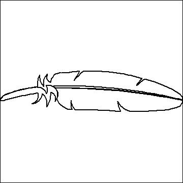 (image for) Eagle Feather p2p-L02166*